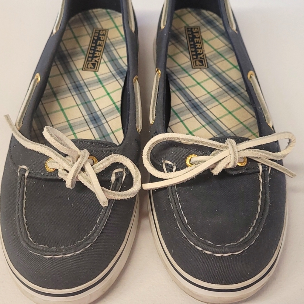 Navy Sperry Top Siders